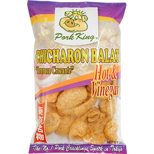 ポークキング チチャロン ホット&ビネガー 60g 豚皮チップス【PORK KING】【国内製造】 - 画像 (3)