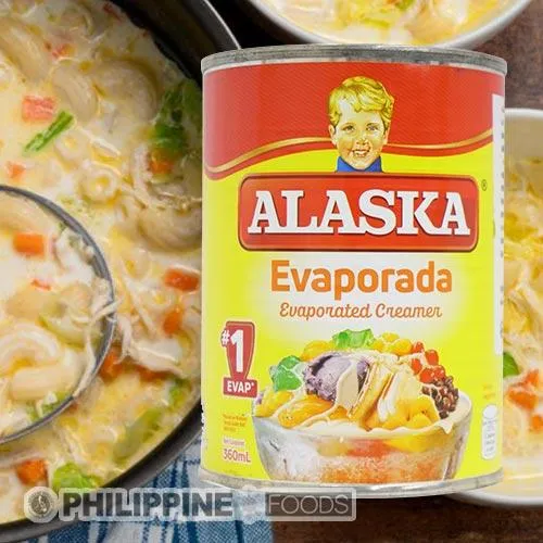 アラスカ エバポラーダ (エバミルク・無糖練乳) 360ml 【ALASKA EVAPORADA】