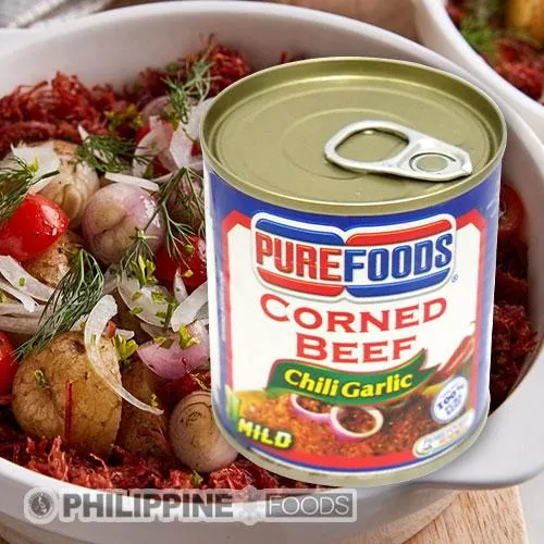 ピュアフーズ コンビーフ チリガーリック 210g 【PUREFOODS】 - 画像 (2)