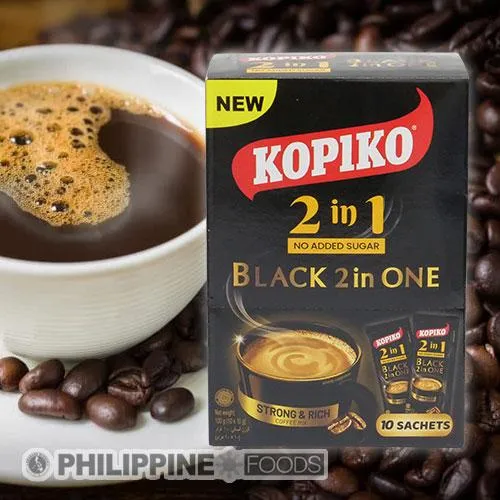 コピコ 2in1コーヒー ブラック 100g (10個小分けパック)【KOPIKO】