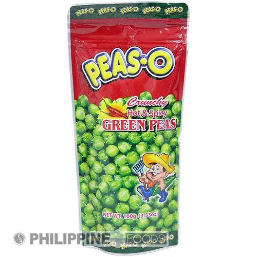 ピーズオー クランチー グリーンピース ホット アンド スパイシー 100g 【PEAS-O】 - 画像 (3)