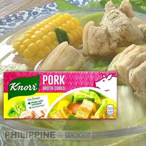 クノール ポーク ブロス キューブ セーバーズ 120g 【KNORR】