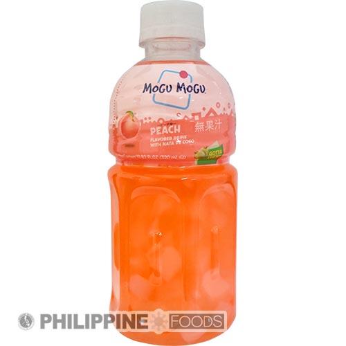 モグモグ ナタデココ ドリンク ピーチ味 320ml【MOGU MOGU】 - 画像 (2)