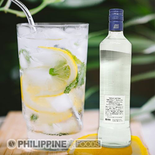 サンミゲル GSM ブルー ライト ジン 27.5% 700ml 【GINEBRA GSM BLUE】 - 画像 (2)