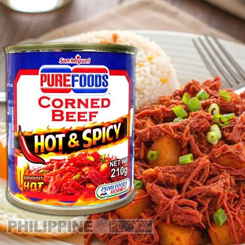 ピュアフーズ コンビーフ ホット&スパイシー 210g 【PUREFOODS】