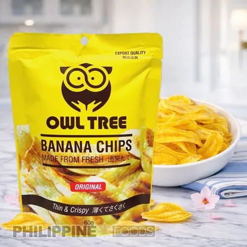 オウルツリー バナナチップス 60g 【OWL TREE】