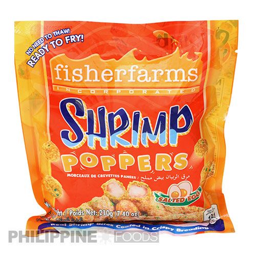 フィッシャーファームズ シュリンプポッパーズ ソルテッドエッグ(塩卵味)210g【FISHER FARMS】 - 画像 (2)