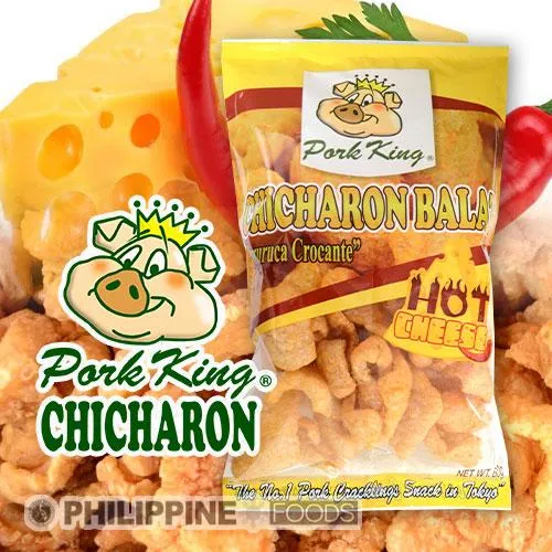 ポークキング チチャロン ホット&チーズ味 60g 豚皮チップス【PORK KING】【国内製造】 - 画像 (2)