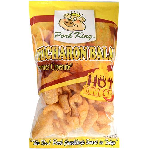ポークキング チチャロン ホット&チーズ味 60g 豚皮チップス【PORK KING】【国内製造】 - 画像 (4)