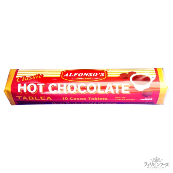 アルフォンソス ホットチョコレート タブレア 200g 【ALFONOSO'S】