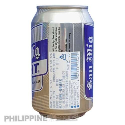 サンミゲル ライト ビール 330ml 缶【SAN MIGUEL】 - 画像 (3)