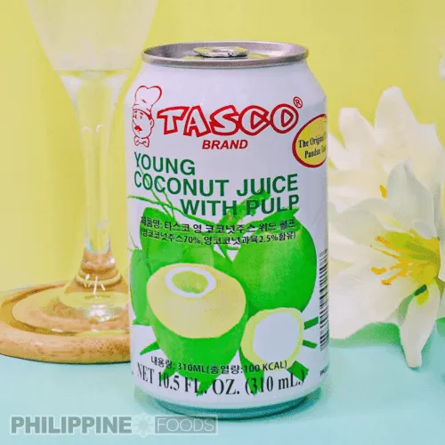 タスコ ヤング ココナッツ ジュース ウィズ パルプ スモール 310ml 【TASCO】 - 画像 (3)