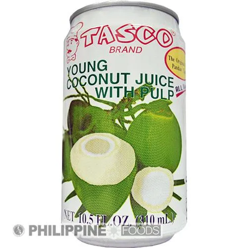 タスコ ヤング ココナッツ ジュース ウィズ パルプ スモール 310ml 【TASCO】 - 画像 (4)