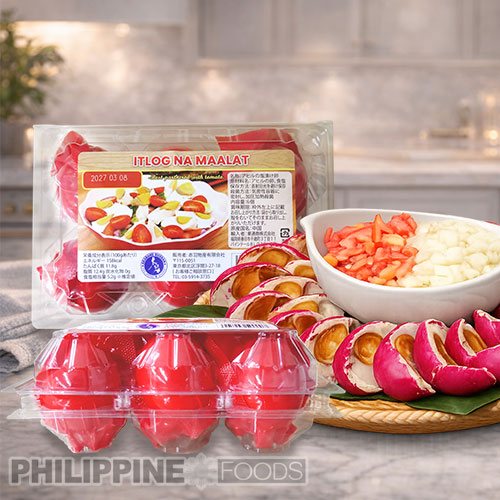 塩玉子 / 塩漬けあひるの玉子 (6個パック) 【イトログ ナ マアアラット / ITLOG NA MAALAT】