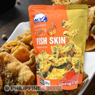 クリスピー フィッシュスキン 魚の皮のフライ (辛口塩玉子味) 100g