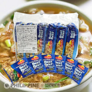 ラッキーミー インスタントヌードル (マミ) ビーフ フレーバー 55g (6袋入りパック) 【LUCKY ME】