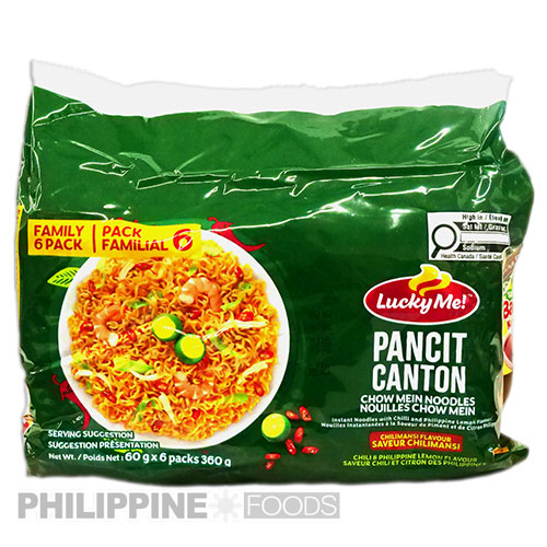 ラッキーミー インスタント パンシットカントン チリマンシー 60g (6袋入りパック) 【LUCKY ME】 - 画像 (3)