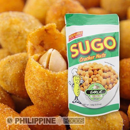 スゴー クラッカーナッツ ガーリック 100g【SUGO】 – フィリピン食品 