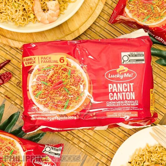 ラッキーミー インスタント パンシットカントン ホットチリ 60g (6袋入りパック) 【LUCKY ME】