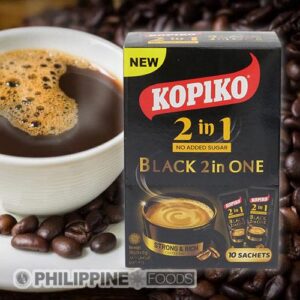 コピコ 2in1コーヒー ブラック 100g (10個小分けパック)【KOPIKO】
