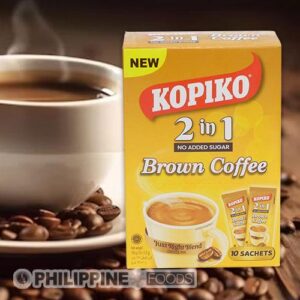 コピコ 2in1コーヒー ブラウン 135g (10個小分けパック)【KOPIKO】