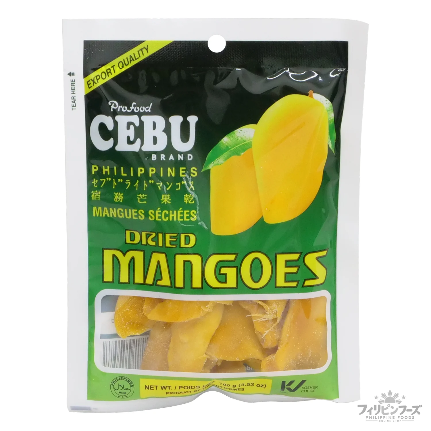 セブ ドライマンゴー 100g 【CEBU】