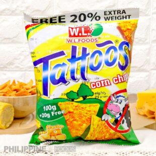 タトゥーズ コーンチップス チーズ味 120g 【TATOOS】