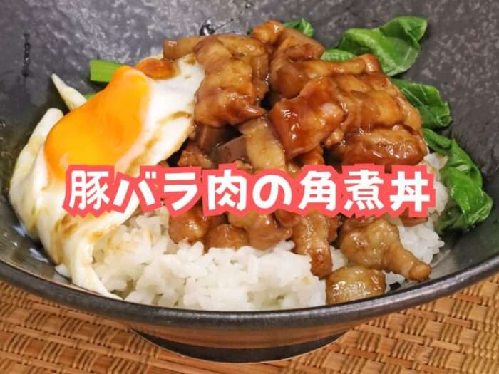 豚バラ肉の角煮丼 ２～３人前
