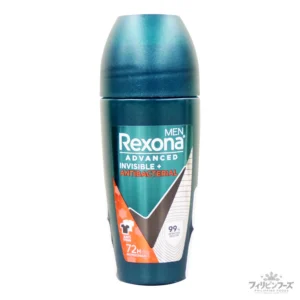 レクソナ メン アドバンスド インビジブル + アンチバクテリアル ロールオン デオドラント 45ml 【REXONA】