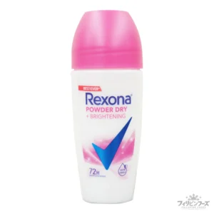 レクソナ ウィメン パウダードライ + ブライトニング ロールオン デオドラント 45ml 【REXONA】