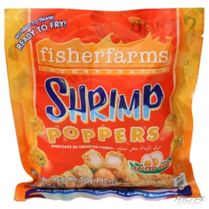 フィッシャーファームズ シュリンプポッパーズ ソルテッドエッグ（塩卵味）210g【FISHER FARMS】