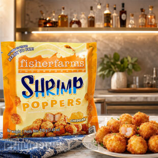 フィッシャーファームズ シュリンプポッパーズ チェダーチーズ味 210g【FISHER FARMS】