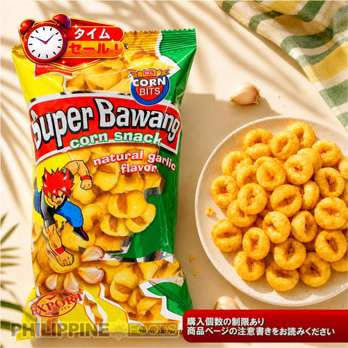 【タイムセール】コーンビッツ スーパーバワン ガーリック味100g【TIME SALE】